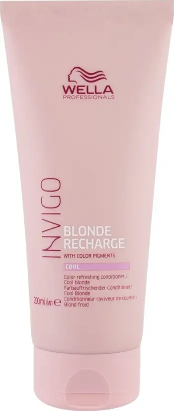 Balsam flokësh Wella Invigo Blonde Recharge Cool, 200ml, për flokë biond