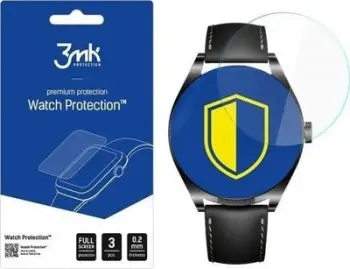 Fole mbrojtëse për smartwatch 3MK ARC, Huawei Watch Buds, paketim 3 copë, transparente
