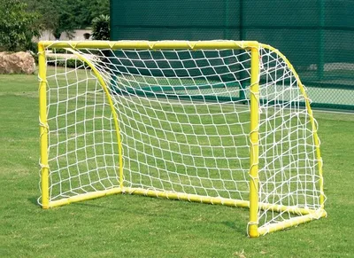 Portë futbolli Spartan, plastike, e portativë, e bardhë - 1