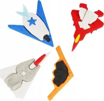Gomë fshirëse Starpak 3D Puzzle, set 4 copë, aeroplanë shumëngjyrësh
