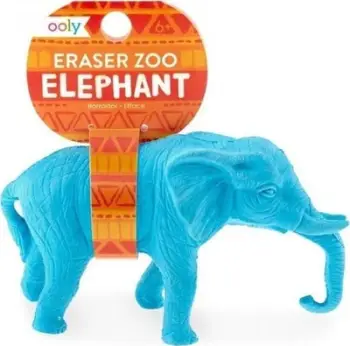 Gomë fshirëse Zoo Eraser 112-098, formë elefanti, jumbo, shumëngjyrëshe