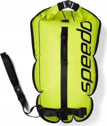 Çantë noti Speedo Dry Bag Tow Float, e papërshkueshme nga uji, 28L, verdhë e zezë