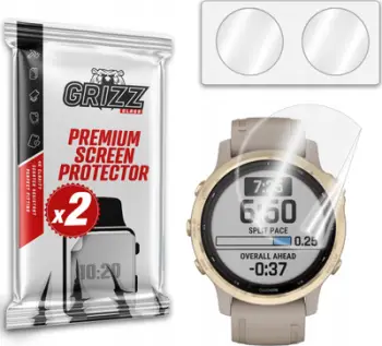 Mbrojtëse ekrani GrizzGlass CeramicFilm për Garmin Fenix 6S, film keramik, 2 copë, transparente