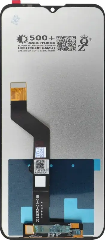 Ekran telefoni FixCell për Motorola G53 5G, OEM, pa kornizë, i zi
