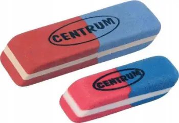 Gomë lapsi Centrum 80387, 36x14x10mm, set 80 copë, jeshile dhe e verdhë