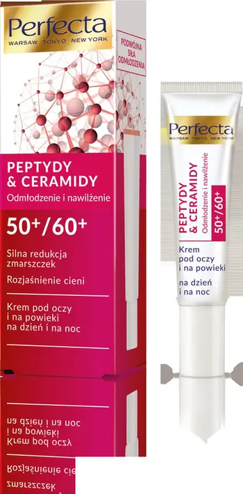 Krem sysh Perfecta Peptides & Ceramides 50+/60+, 15 ml