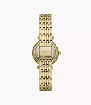 Orë dore për femra Fossil Carlie Mini ES4735, e artë