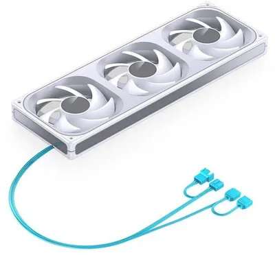 Ventilator kaste Jonsbo ZB-360, 360mm, PWM ARGB, i bardhë - 2