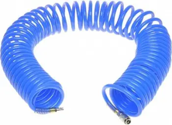 Zorrë pneumatike spirale Geko G01172, 8mm, 20m, blu