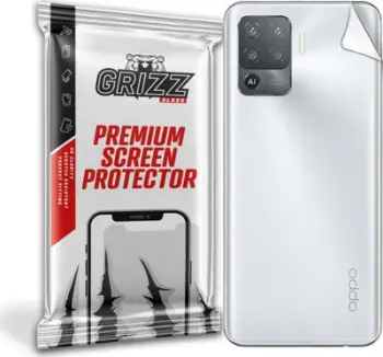 Foli mbrojtëse e pasme GrizzGlass për Oppo F19 Pro, satine, transparente