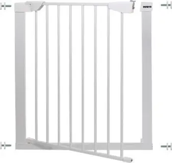 Portë sigurie për qen Safety Restriction Gate, për shkallë dhe dyer, e bardhë