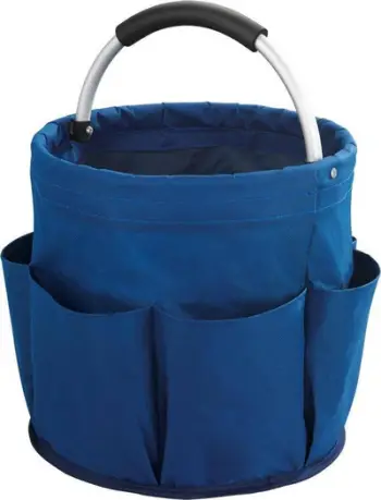 Çantë organizuese Wenko, për detergjentë dhe mjete pastrimi, 28 cm, blu e errët