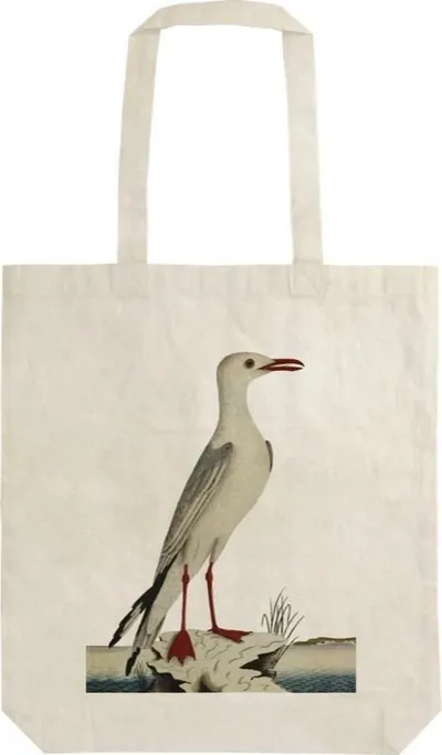 Çantë pambuku Seagull STBAG 32, e lehtë, dizajn modern, e bardhë - 1