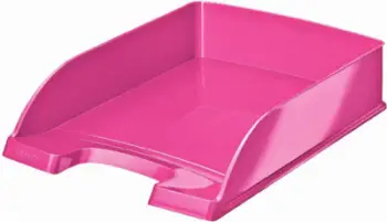 Tabaka dokumentesh Esselte Leitz Plus WOW 52263023, formati A4, rozë