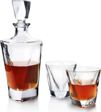 Set Affek Design EVA Triangle, dekantues + 6 gota, transparente