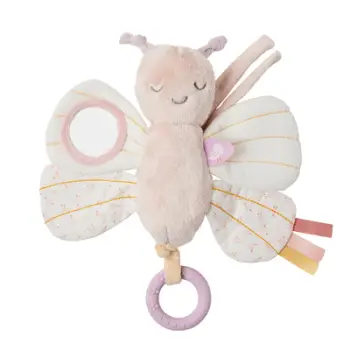 Lodër aktiviteti Nattou Butterfly Alice & Pomme, 25cm, rozë
