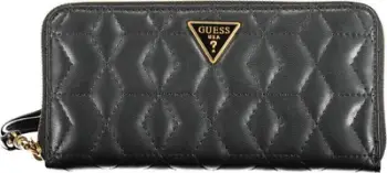 Portofol Guess Elenia, i madh, me zinxhir, i zi, për femra
