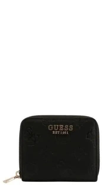 Portofol Guess SWPG8403370BLA, material tekstili, për kartela, i zi