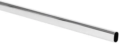 Tub oval çeliku Intercable, 30x15mm, gjatësi 1000mm, krom - 2