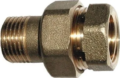 Konektor bronzi TDM, për gyp fleksibël, 1 1/4" - 2