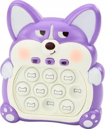 Lodër arcade Pop-It Fox, 7 mënyra loje, efekte zanore, vjollcë