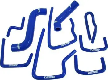 Zorrë silikoni TurboWorks Subaru Impreza WRX 2.0 GD GB GG 00+, set ftohësi, silikon i përforcuar, blu