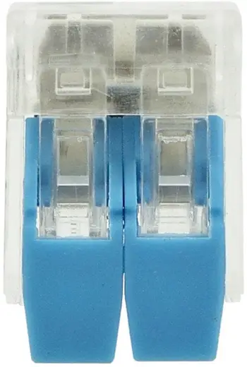 Konektor elektrik 2P Quick Clamp, vetë shtrëngues, pako 10 copë, portokalli