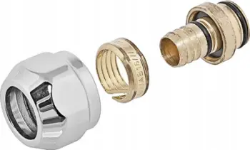 Konektor clamp për valvula Herz De Luxe M 22x1.5, krom