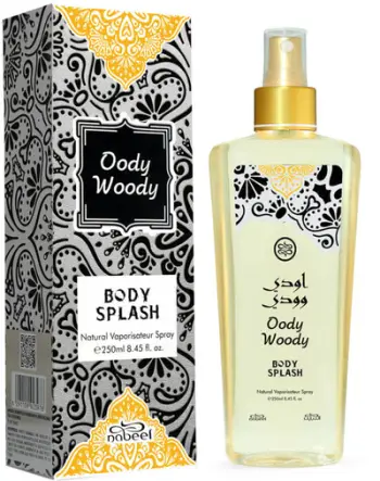Spraj trupi Nabeel Oody Woody, 250 ml, aromë drunore
