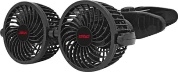 Ventilator makine AMiO PRO FAN, 2x4", 12V, me kapëse