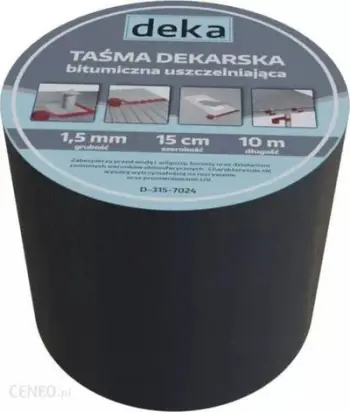 Shirit izolues çatie Deka Roofing Sealing Tape, 15 cm x 10 m, i zi