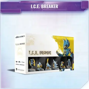 Ekspansion loje bordi Ludus Magnus The Breach ICE Breakers, miniatura dhe karta shtesë