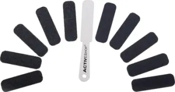 Lëmues kallo për pedikyr Activ, metalik, ergonomik, argjendtë