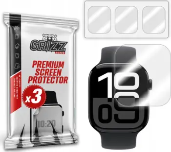 Mbrojtëse ekrani GrizzGlass Hydrofilm për Apple Watch Series 10 46mm, hidrogel, transparente