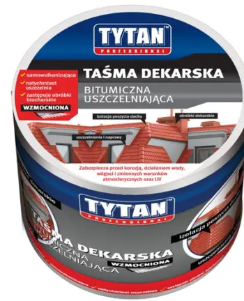 Shirit izolues çatie Tytan Roofing, 150mm x 10m, i kuq
