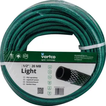 Zorrë uji Vartco Garden Hose 3/4", 20m, transparente
