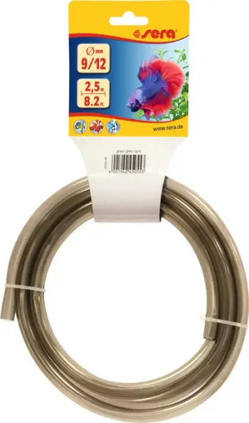 Zorrë uji për akuarium Sera Water Hose 9/12, 2.5 m, gri