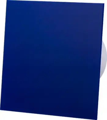 Ventilator muri Drim Panel Black Matte Standard Fi 125, i qetë, i zi mat