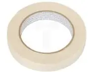 Shirit izolues elektrik 3M Scotch 69, fiberglass 33m x 19mm, rezistent deri 200°C, i bardhë