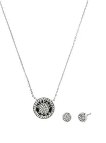 Set aksesorë për femra Michael Kors, të argjendtë