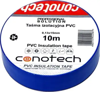 Shirit izolues elektrik Den Braven, 10m, 0.13x15mm, blu