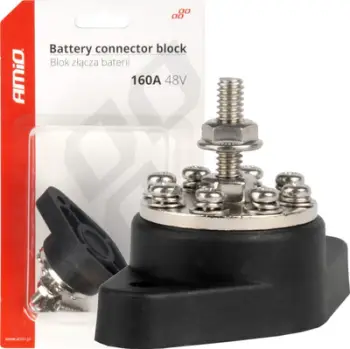 Konektor kabllosh AMiO 03807, 8 kontakte, 48V 160A, metal plastik