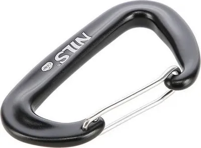 Karabiner Nils Camp NC1707, 12kN, alumini, i zi - 1