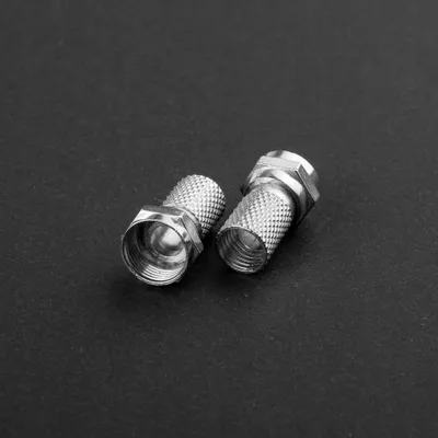 Konektor koaksial Libox F, 7.0mm, për kabllo RG6, argjendtë - 1