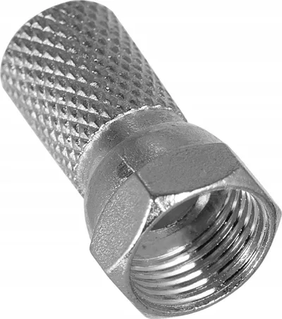 Konektor koaksial Libox F, 7.0mm, për kabllo RG6, argjendtë - 2