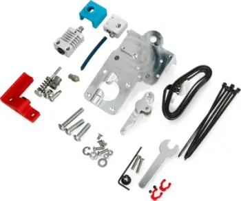 Ekstruder direkt drive Micro Swiss për printer 3D Creality CR 10 Ender 3, metalik