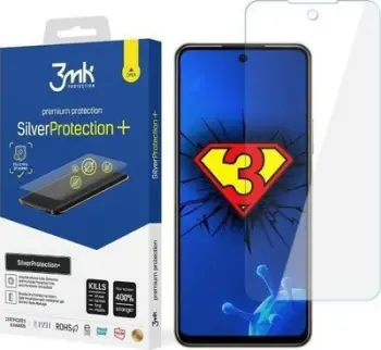 Folie ekrani 3MK Silver Protect Plus për Infinix Zero Ultra 5G, antimikrobike, instalim me xhel
