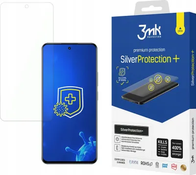 Folie ekrani 3MK SilverProtect+ për Realme 12+ 5G, antimikrobiale, wet-mounted, transparente - 1