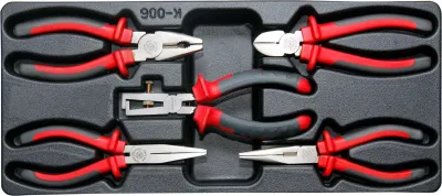 Tabaka për darë Softtouch Pliers Tray, 5 vende, bosh - 1