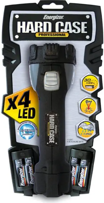 Elektrik dore Energizer Hardcase PRO 630060, LED, rezistent ndaj goditjeve, i zi